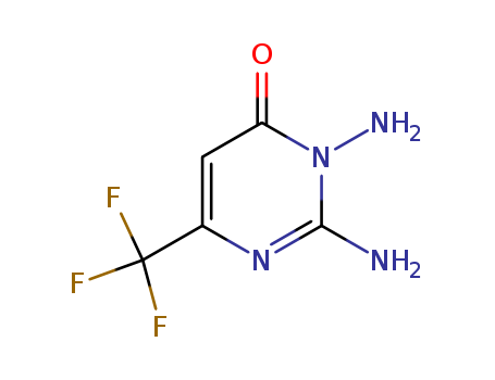 1,2-Diamino-4-(trifluoromethyl)pyrimidin-6-(1H)-one
