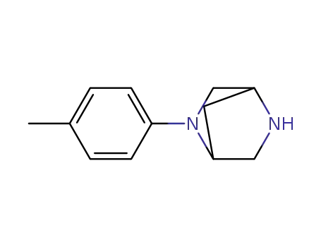 Molecular Structure of 198988-86-2 ((1S,4S)-(-)-2-(4-METHYLPHENYL)-2,5-DIAZABICYCLO[2.2.1]HEPTANE, MALEATE SALT)