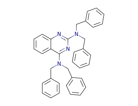 16802-74-7,N,N,N',N'-Tetrabenzylquinazoline-2,4-diamine,2,4-Quinazolinediamine,N,N,N',N'-tetrakis(phenylmethyl)- (9CI); Quinazoline, 2,4-bis(dibenzylamino)- (8CI)