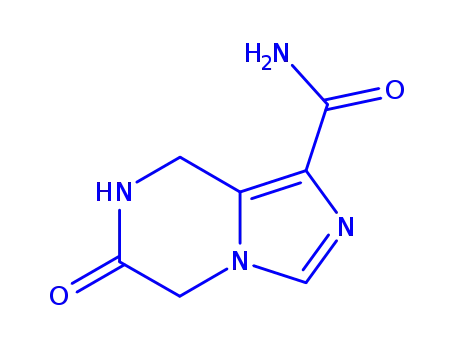 Molecular Structure of 169298-24-2 (Imidazo[1,5-a]pyrazine-1-carboxamide, 5,6,7,8-tetrahydro-6-oxo- (9CI))