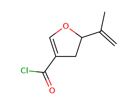 3-FURANCARBONYL CHLORIDE,4,5-DIHYDRO-5-(1-METHYLVINYL)-