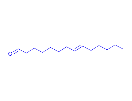 Molecular Structure of 169054-69-7 ((Z)-8-TETRADECENAL)