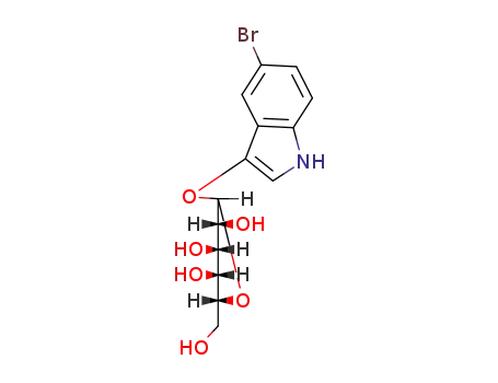 Molecular Structure of 16934-09-1 (5-Bromo-3-indolyl-beta-D-glucopyranoside)
