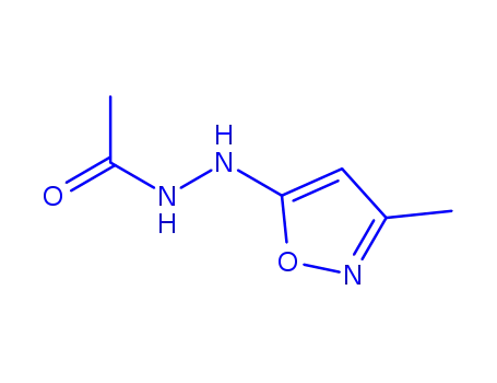 Molecular Structure of 170167-61-0 (Acetic acid, 2-(3-methyl-5-isoxazolyl)hydrazide (9CI))