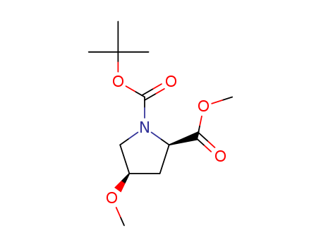 1,2-Pyrrolidinedicarboxylicacid, 4-methoxy-, 1-(1,1-dimethylethyl) 2-methyl ester, (2R,4R)-
