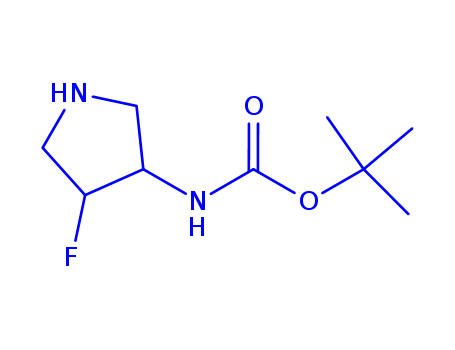 tert-Butyl 4-fluoropyrrolidin-3-ylcarbamate cas no. 351369-12-5 98%