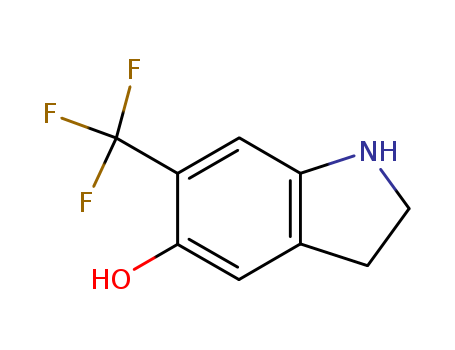 1H-Indol-5-ol, 2,3-dihydro-6-(trifluoromethyl)-