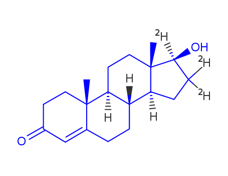 Androst-4-en-3-one-16,16,17-d<sub>3</sub>,17-hydroxy-, (17<sub>3</sub>)-