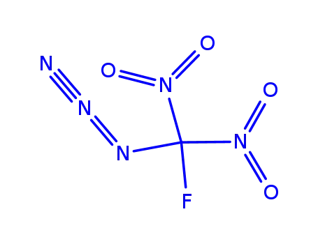 Molecular Structure of 17003-82-6 (Azidofluorodinitromethane)