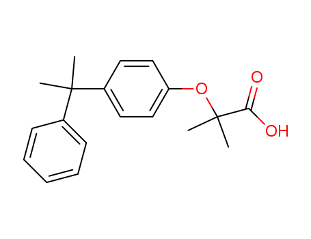 2-methyl-2-[4-(1-methyl-1-phenylethyl)phenoxy]propanoic acid