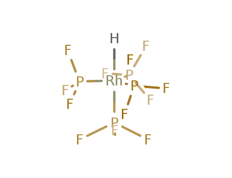 16949-48-7,phosphorus(1+), trifluorohydro-, rhodium salt,Rhodium,hydrotetrakis(phosphorus trifluoride)- (8CI); Phosphorous trifluoride, rhodiumcomplex; Hydrotetrakis(trifluorophosphine)rhodium