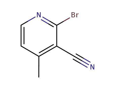 Molecular Structure of 65996-02-3 (2-Bromo-4-methylpyridine-3-carbonitrile)