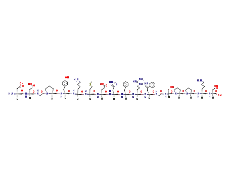 Molecular Structure of 19941-13-0 (ASP-GLU-GLY-PRO-TYR-LYS-MET-GLU-HIS-PHE-ARG-TRP-GLY-SER-PRO-PRO-LYS-ASP)