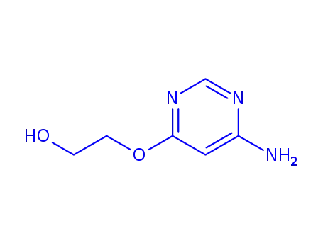 Molecular Structure of 169677-50-3 (Ethanol, 2-[(6-amino-4-pyrimidinyl)oxy]- (9CI))