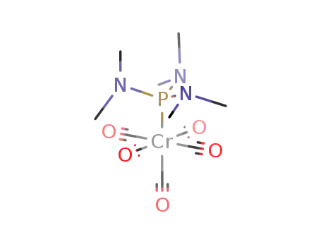 Molecular Structure of 15137-66-3 (Chromium,pentacarbonyl(hexamethylphosphorous triamide-kP)-, (OC-6-22)- (9CI))