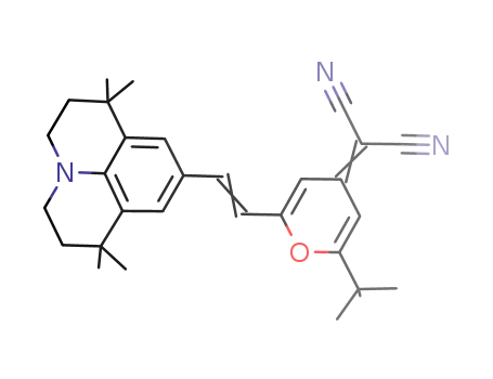 Molecular Structure of 200052-70-6 (4-(Dicyanomethylene)-2-tert-butyl-6-(1,1,7,7-tetramethyljulolidin-4-yl-vinyl)-4H-pyran)