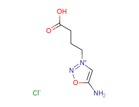 4-(5-AMINO-1-OXA-2-AZA-3-AZONIACYCLOPENTA-2,4-DIEN-3-YL)BUTANOIC ACID CHLORIDE