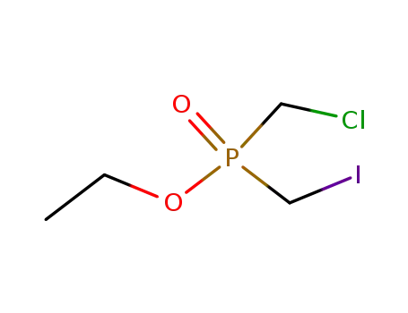 Ethyl (chloromethyl)(iodomethyl)phosphinate