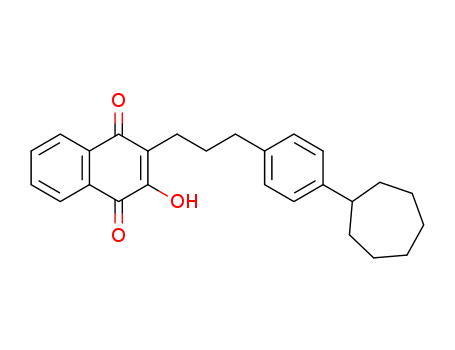 1,4-Naphthalenedione,2-[3-(4-cycloheptylphenyl)propyl]-3-hydroxy- cas  17089-14-4