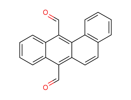 Molecular Structure of 19926-22-8 (Benz[a]anthracene-7,12-dicarboxaldehyde)