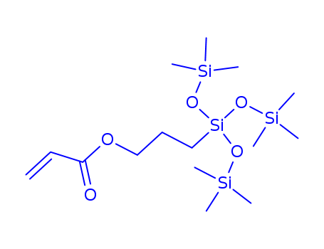 3-tris(trimethylsilyloxy)silylpropyl prop-2-enoate cas no. 17096-12-7 98%