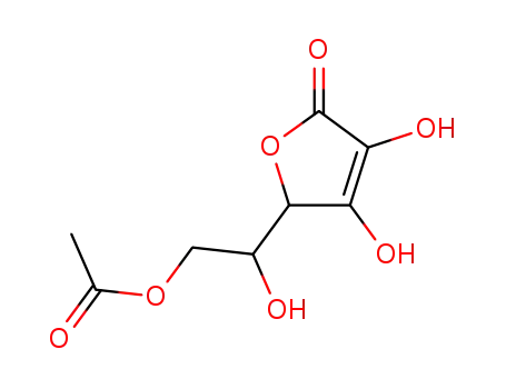 Molecular Structure of 20229-76-9 (6-O-acetylascorbic acid)