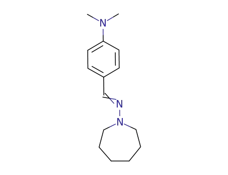 Molecular Structure of 16987-27-2 (4-(azepan-1-yliminomethyl)-N,N-dimethyl-aniline)
