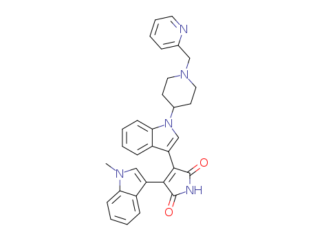 3-(1-Methyl-1H-indol-3-yl)-4-(1-(1-(pyridin-2-ylmethyl)piperidin-4-yl)-1H-indol-3-yl)-1H-pyrrole-2,5-dione