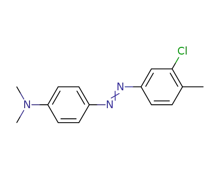 Molecular Structure of 17010-60-5 (4-[(E)-(3-chloro-4-methylphenyl)diazenyl]-N,N-dimethylaniline)