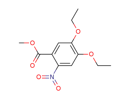 Molecular Structure of 20197-70-0 (METHYL-4,5-DIETHOXY-2-NITROBENZOATE)