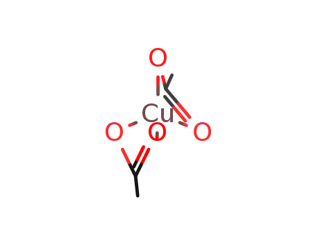 Molecular Structure of 19955-76-1 (COPPER(II) ACETATE)