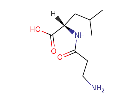 Molecular Structure of 17136-25-3 (H-BETA-ALA-LEU-OH)