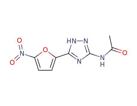 ACETAMIDE, N-(3-(5-NITRO-2-FURYL)-s-TRIAZOL-5-YL)-