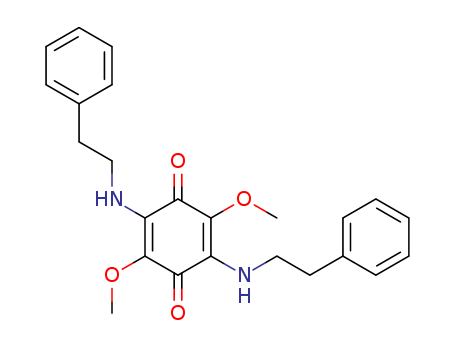 2,5-Cyclohexadiene-1,4-dione,2,5-dimethoxy-3,6-bis[(2-phenylethyl)amino]- cas  16950-77-9
