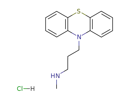 Molecular Structure of 17140-12-4 (N-methyl-3-(10H-phenothiazin-10-yl)propan-1-amine)