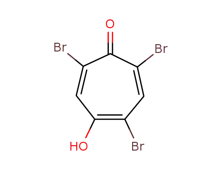 Molecular Structure of 20168-18-7 (2,4,6-tribromo-5-hydroxycyclohepta-2,4,6-trien-1-one)