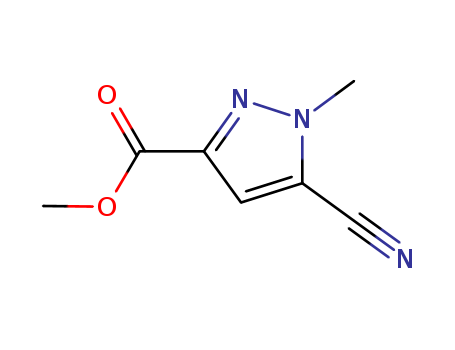 1H-Pyrazole-3-carboxylicacid,5-cyano-1-methyl-,methylester(9CI)(203792-51-2)