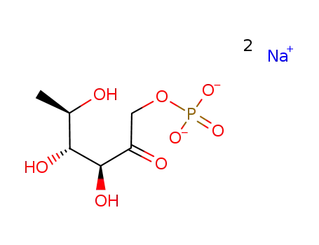 Molecular Structure of 103866-63-3 (6-deoxy-D-fructose-1-phosphate disodium salt)
