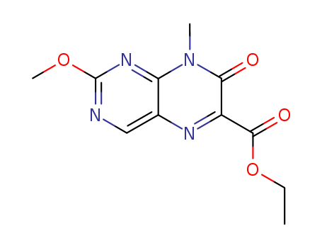 6-Pteridinecarboxylicacid, 7,8-dihydro-2-methoxy-8-methyl-7-oxo-, ethyl ester