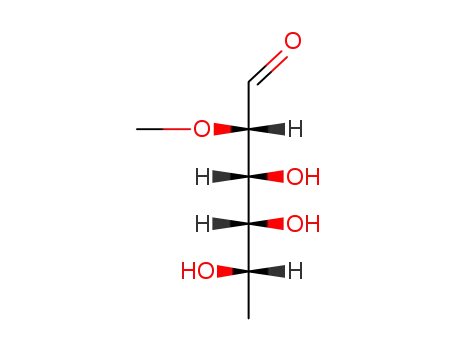 Molecular Structure of 17212-17-8 (2-O-methylrhamnose)