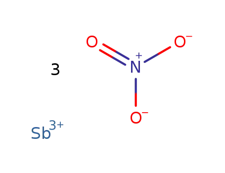Molecular Structure of 20328-96-5 (Antimony nitrate)