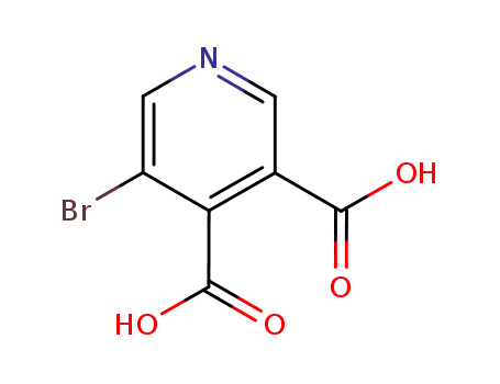 Molecular Structure of 90325-36-3 (5-Bromopyridine-3,4-dicarboxylic acid)