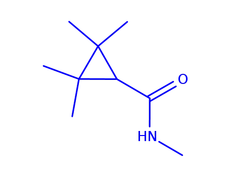 Molecular Structure of 171722-69-3 (Cyclopropanecarboxamide, N,2,2,3,3-pentamethyl- (9CI))
