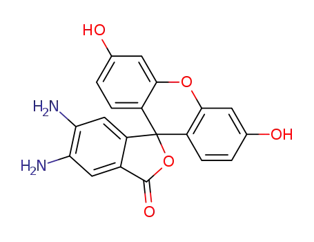 Molecular Structure of 205391-01-1 (4,5-DIAMINOFLUORESCEIN)
