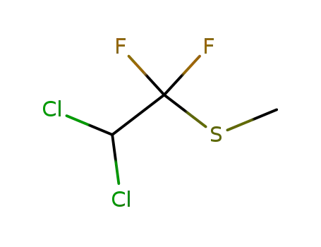 Molecular Structure of 2045-53-6 (thiomethoxyflurane)