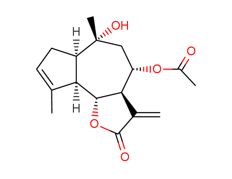 Azuleno[4,5-b]furan-2(3H)-one,4-(acetyloxy)-3a,4,5,6,6a,7,9a,9b-octahydro-6-hydroxy-6,9-dimethyl-3-methylene-,(3aR,4S,6R,6aR,9aR,9bR)-