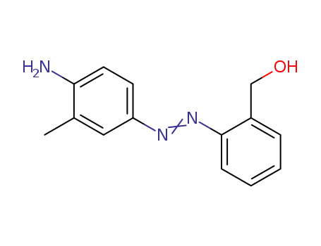 Molecular Structure of 17277-79-1 ({2-[(E)-(4-amino-3-methylphenyl)diazenyl]phenyl}methanol)