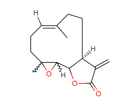 20554-84-1,Parthenolide,Germacra-1(10),11(13)-dien-12-oicacid, 4,5a-epoxy-6b-hydroxy-, g-lactone (8CI);Parthenolide(6CI,7CI);(-)-Parthenolide;Feverfew Extract;