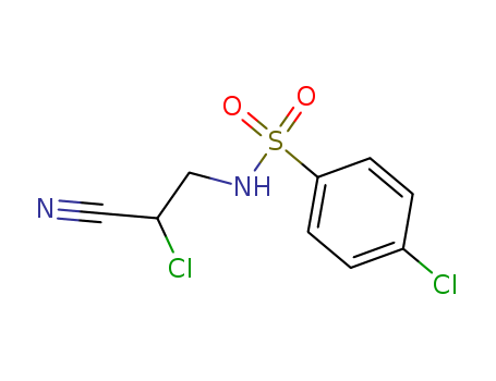 4-CHLORO-N-(2-CHLORO-2-CYANO-ETHYL)-BENZENESULFONAMIDECAS