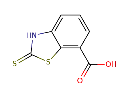 Molecular Structure of 89898-75-9 (7-CARBOXY-2-MERCAPTOBENZOTHIAZOLE)
